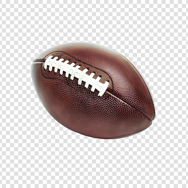 American football ball isolated on a transparent background