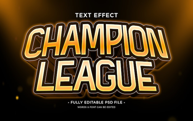 American football text effect