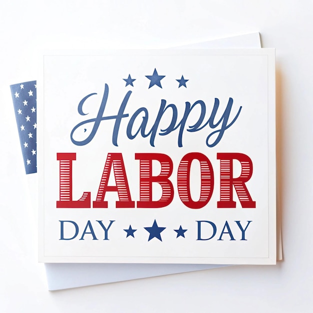 PSD american happy labor day background