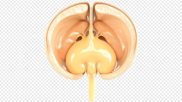 PSD anatomy of the human brain