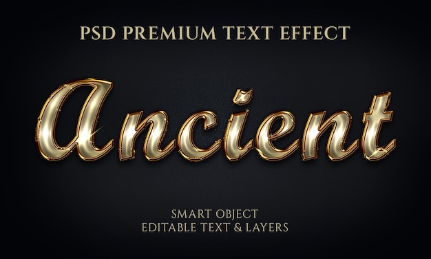 Ancient Text Effect Design