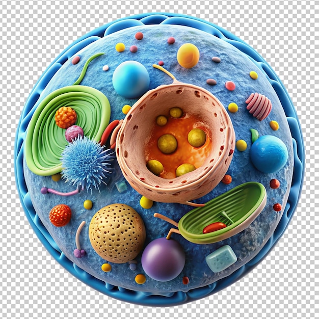 PSD animal cell on transparent background