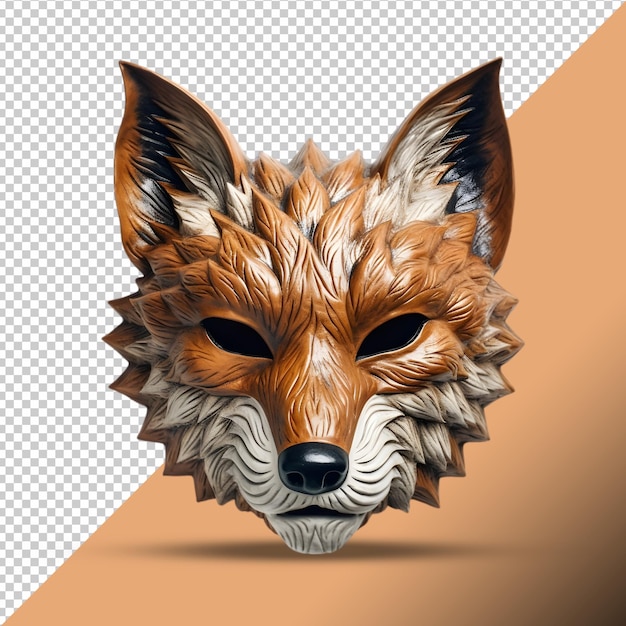 Animal mask on transparent background png image