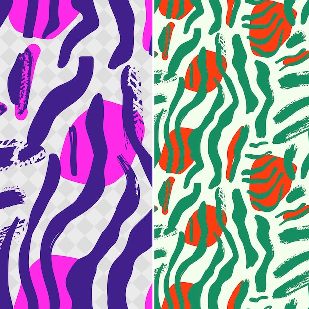 Animal Print Patterns With Animal Shapes and Outlined in Irr Creative Abstract Geometric Vector