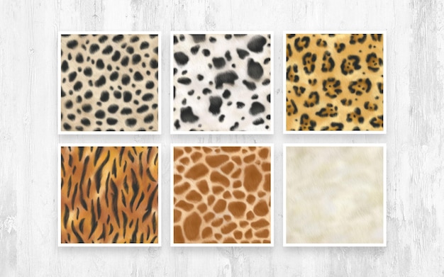 PSD animal print patterns