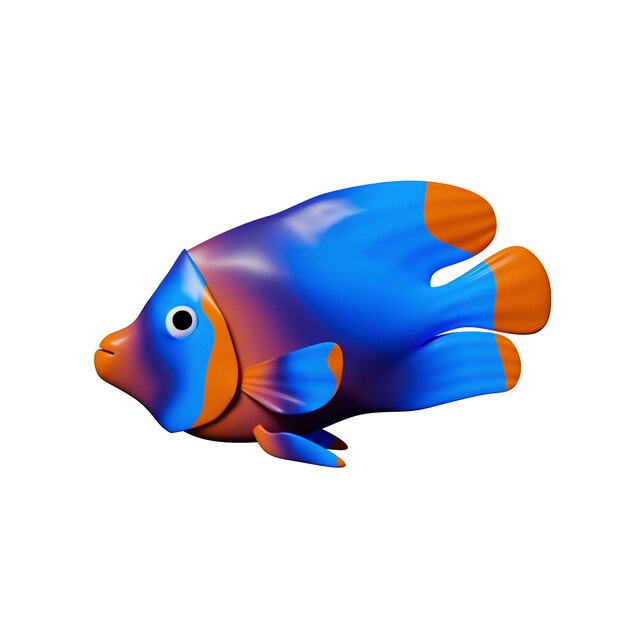 Animals amp Ocean 3D Illustration