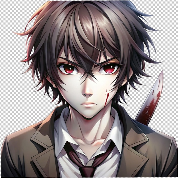 anime boy killer cartoon character