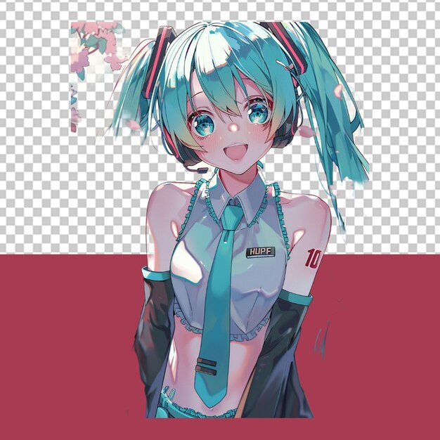 PSD anime character png