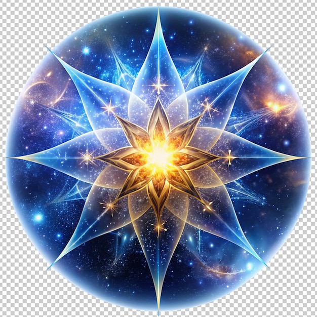 PSD anis unique celestial entity isolated on transparent background