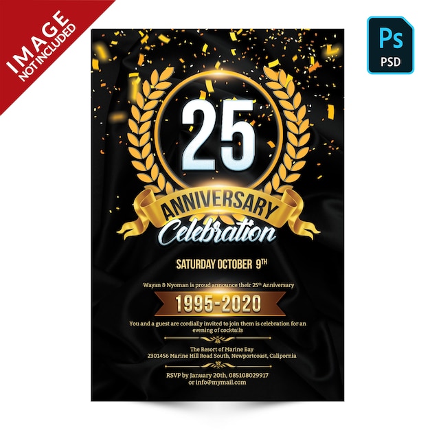 Anniversary Celebration Flyer Template 