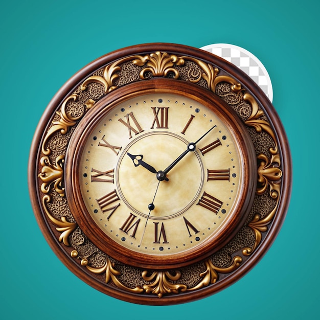 PSD antique clock