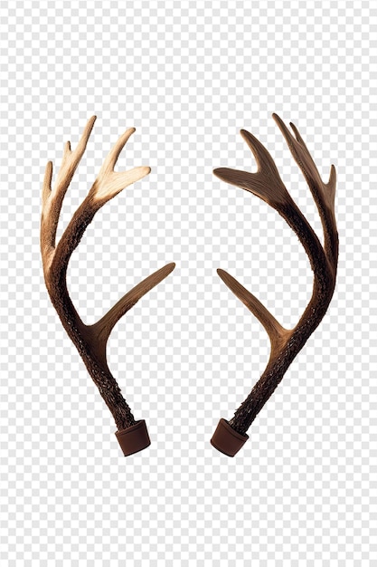 PSD antlers of a deer are on the left side