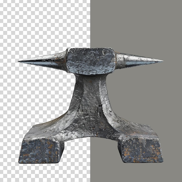 PSD anvil png isolated on transparent background