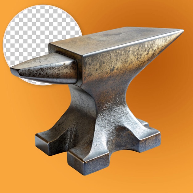 PSD anvils on transparent background