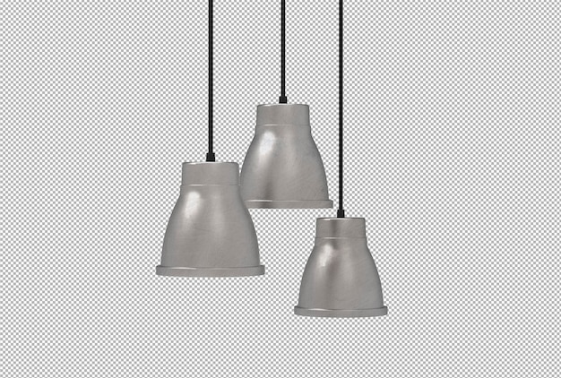 AP_042_Render of isolated 3D ceiling lamp scene creator