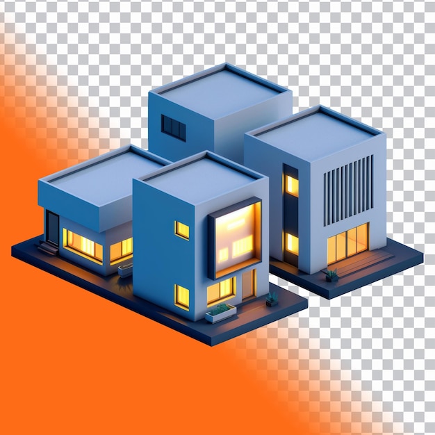 Apartment isometric png