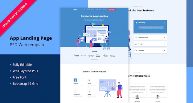 App Landing Page Template