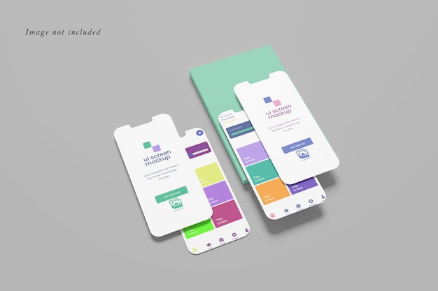 App screen ui mockup