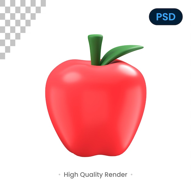 Apple 3D Icon Premium Psd