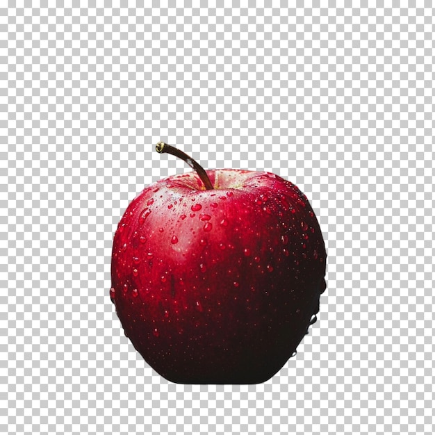 Apple isolated on transparent background