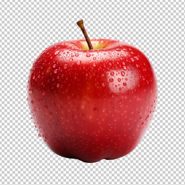 Apple isolated on transparent background