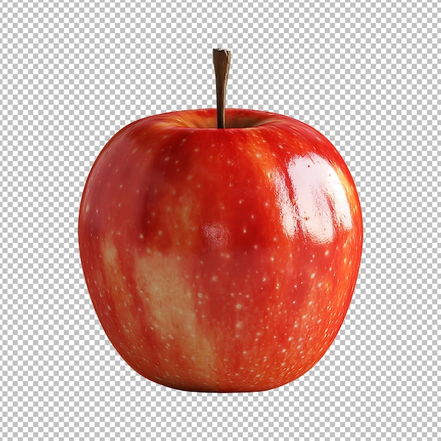 apple isolated on a transparent background