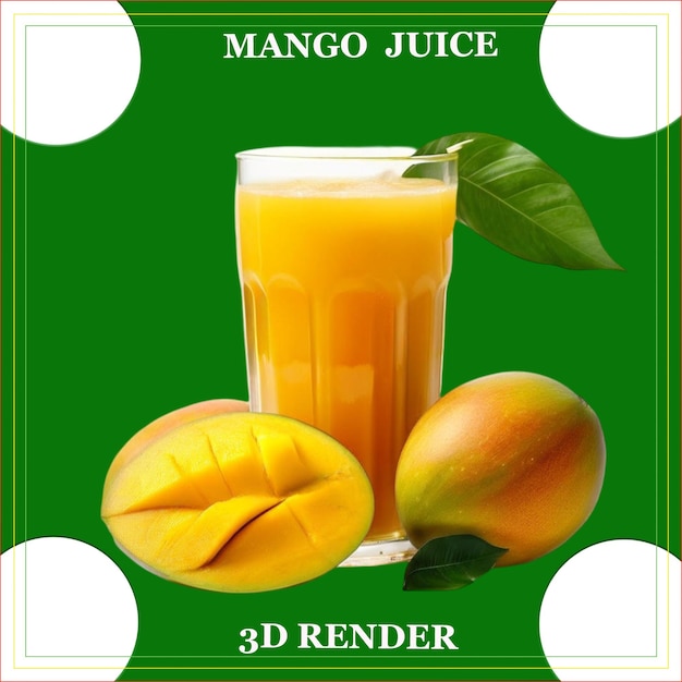 PSD apple juice and mango juice