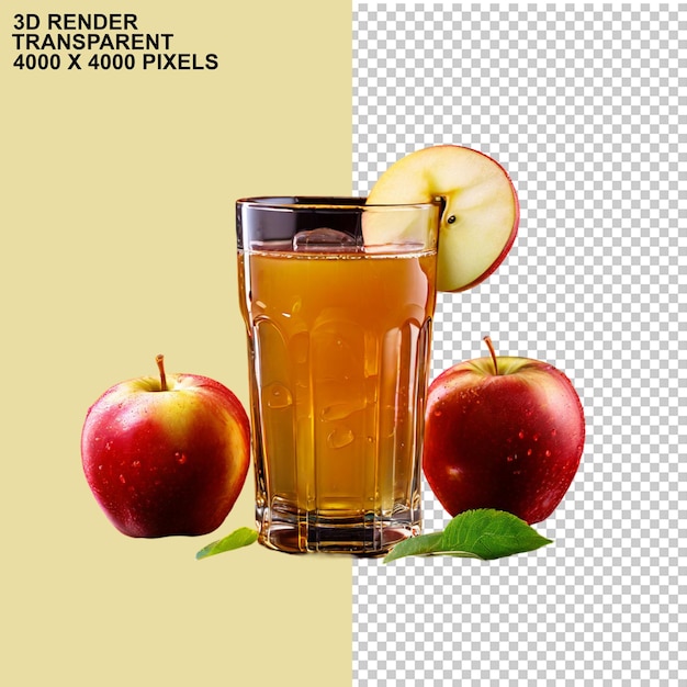 applefruitandglassofapplejuiceapplejuiceconcentratejuicetransparent