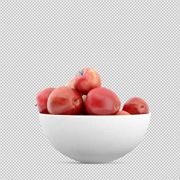 apples 3D render