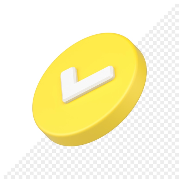 Approved 3d icon