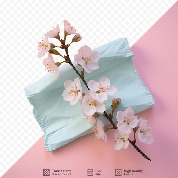 Apricot blossom and feminine hygiene products