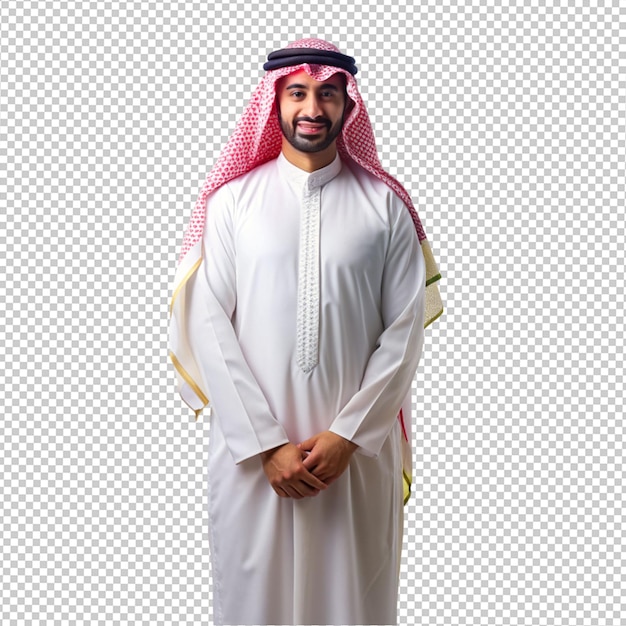 arabic man on transparent background