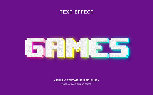 Arcade text effect