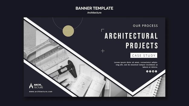 Architecture concept banner template