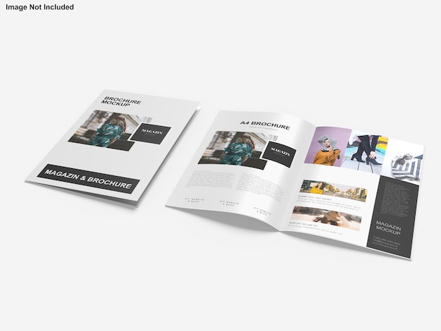 architecture portfolio brochure mockup