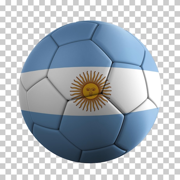 PSD argentina national flag soccer ball