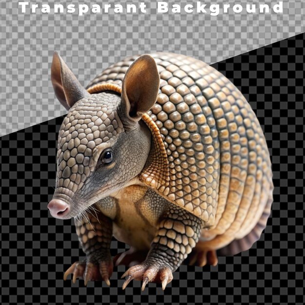 Armadillo isolated on a white backgroubnd