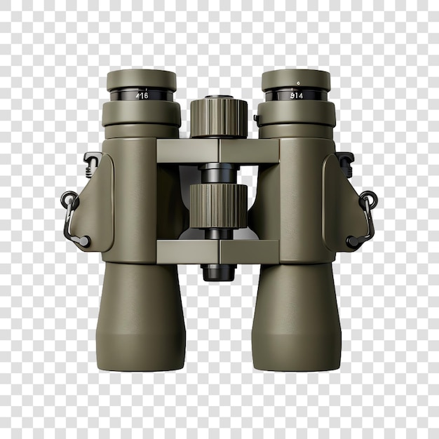 Army Military Binoculars realistic isolated on transparent background