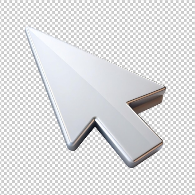 arrow cursor on transparent background