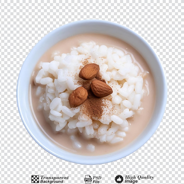 Arroz con leche isolated on transparent background