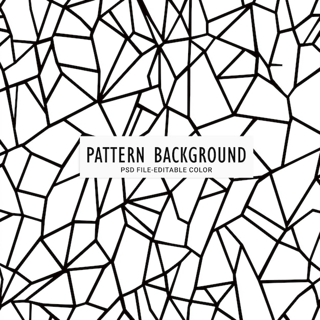 PSD artistic cracked pattern in monochrome design