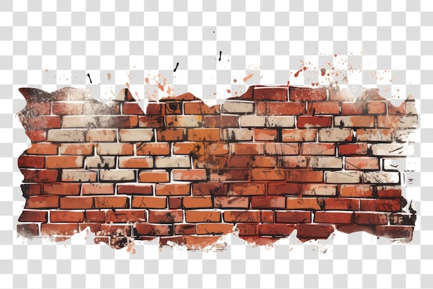 PSD artistic grunge brick wall