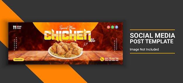 asian food facebook cover template