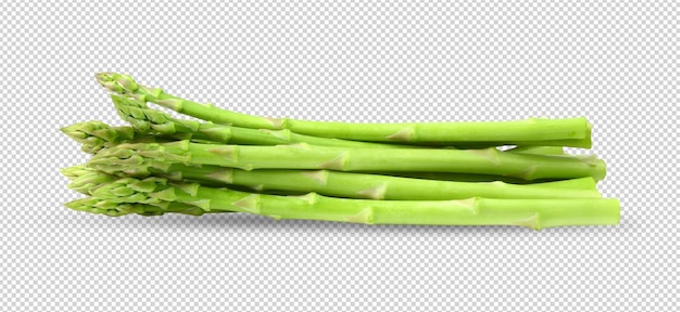 Asparagus isolated on alpha layer