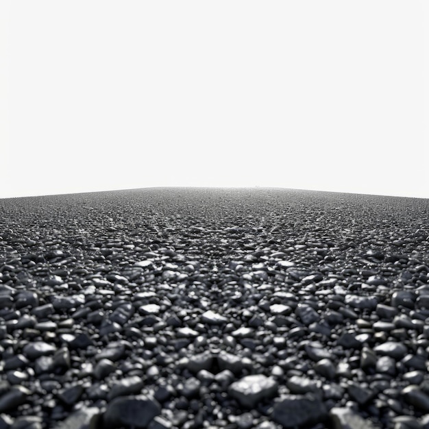 PSD asphalt 3d isolated render transparent background png psd