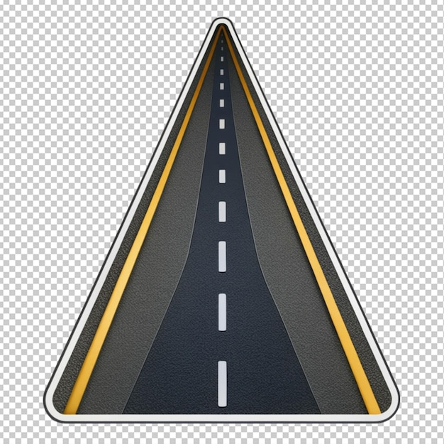 asphalt road sticker transparent background