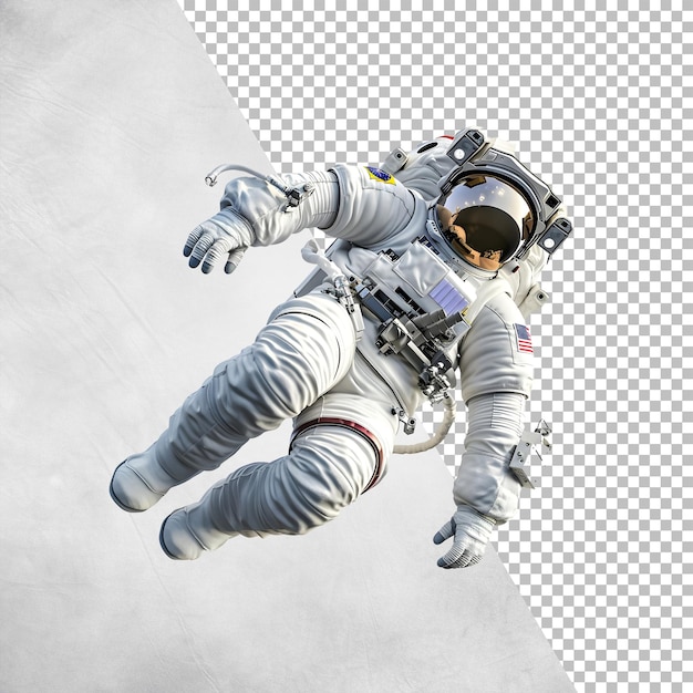 astronaut in space Isolated on transparent background