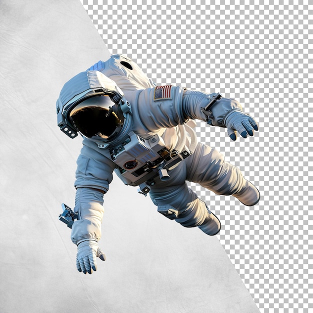 astronaut in space Isolated on transparent background