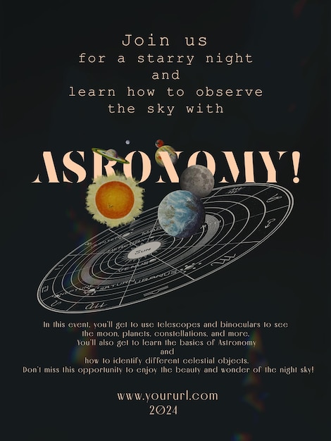 PSD astronomy poster