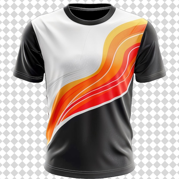 PSD athletic jersey design isolated on transparent background psd